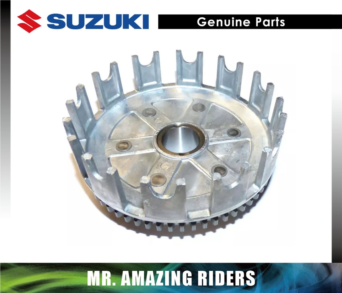 メイク SUZUKI OEM RM80 RM85 RM 80 85 85L GENUINE CLUTCH BASKET W