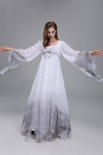 Quenny zombie bride dress, Halloween cosplay fancy dress 10515 costume.3 pieces