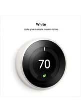Google Nest 3rd Gen Learning Thermostat - T3007ES - STAINLESS STEEL - NEW SEALED