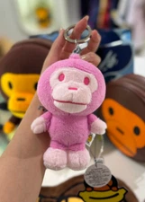 Ape BAPE BABY MILO PLUSH DOLL KEYCHAIN PINK Plush Keychain