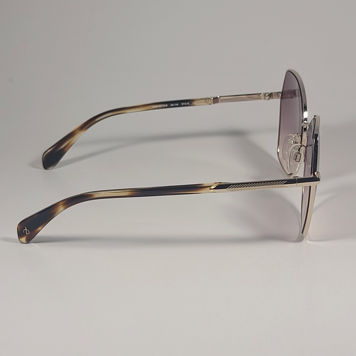 RAG & BONE RNB1067/G/S 06J HA Butterfly Sunglasses Gold  display picture 3