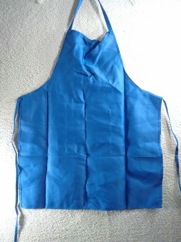 Camping World Apron Adult One Size Blue Waist Ties Bar-B-Que Cooking Grilling - Picture 5 of 5
