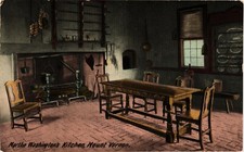 VIRGINIA Mount Vernon Martha Washington's Kitchen VA Vintage Postcard