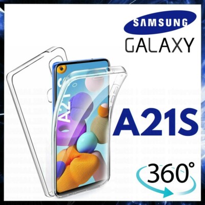 Cover 360 For SAMSUNG GALAXY A21S Case Front Retro Clear Silicone