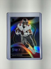 2023 Panini Select Sean Tucker #220 Club Level Prizm Holo Rookie RC Buccaneers