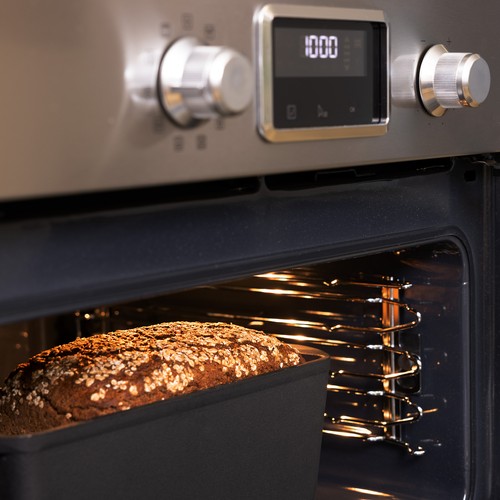 Pentola Pane da Forno in Ghisa 24cm - Teglia con Coperchio Forno Olandese - Nero - Foto 2 di 7