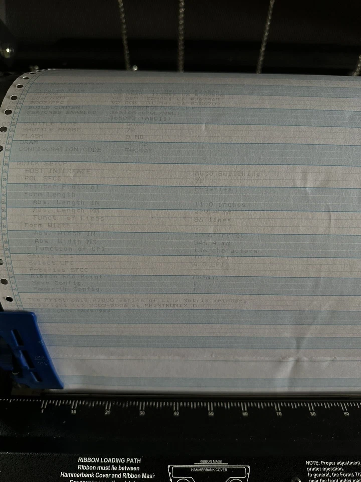 Printronix P7205 Standard Dot Matrix Printer - Image 4 of 4