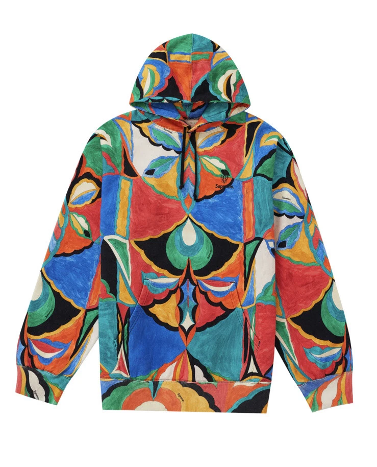 Sweat à capuche Supreme X Emilio Pucci multi taille moyenne art à porter neuf
