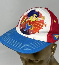 Wonder Woman TM DC Comics Girls Baseball Hat Adjustable Red Super Hero Youth Cap