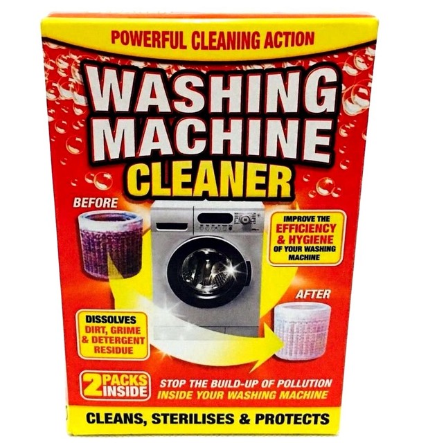 2 Fresh Washing Machine Cleaner Powder Dirt Grime Limescale Smell Odour