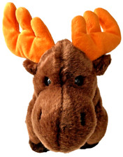Ty Beanie Buddies Chocolate the Moose Plush Toy 12" Stuffed Animal Retired 1999