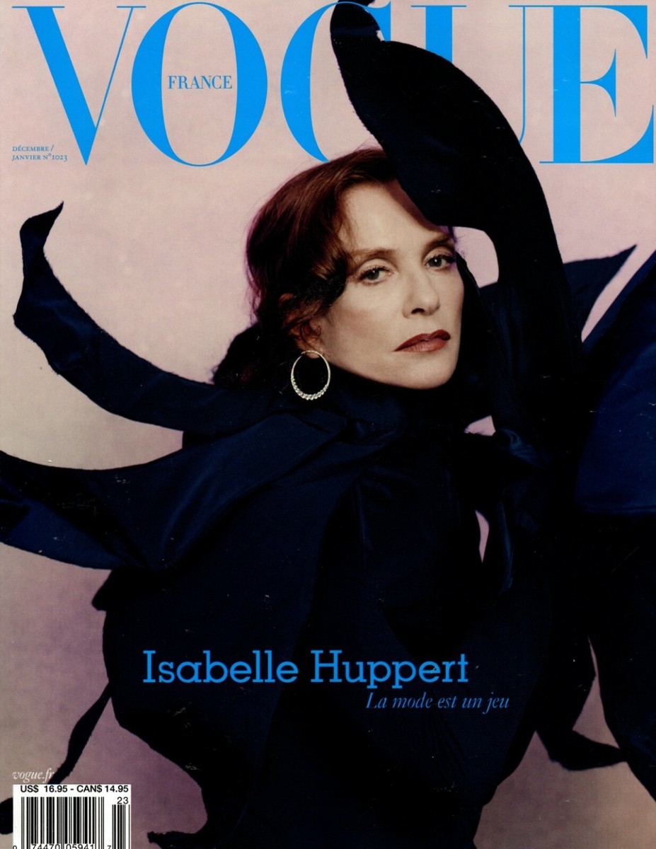 VOGUE FRANCE MAGAZINE #1023 #980 DEC/JAN 2022, ISABELLE HUPPERT