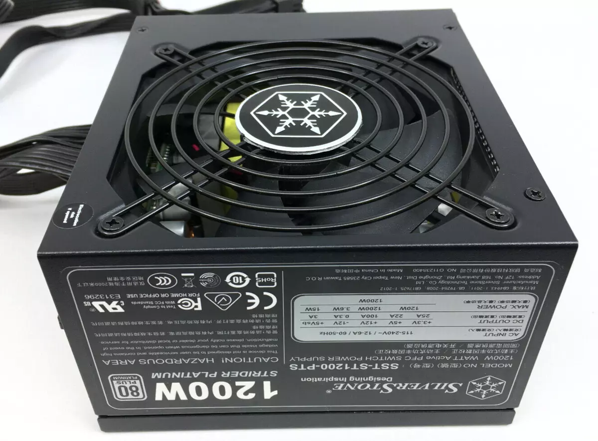 SilverStone SST-ST1200-PTS 80+ Platinum Full Modular 1200W Power