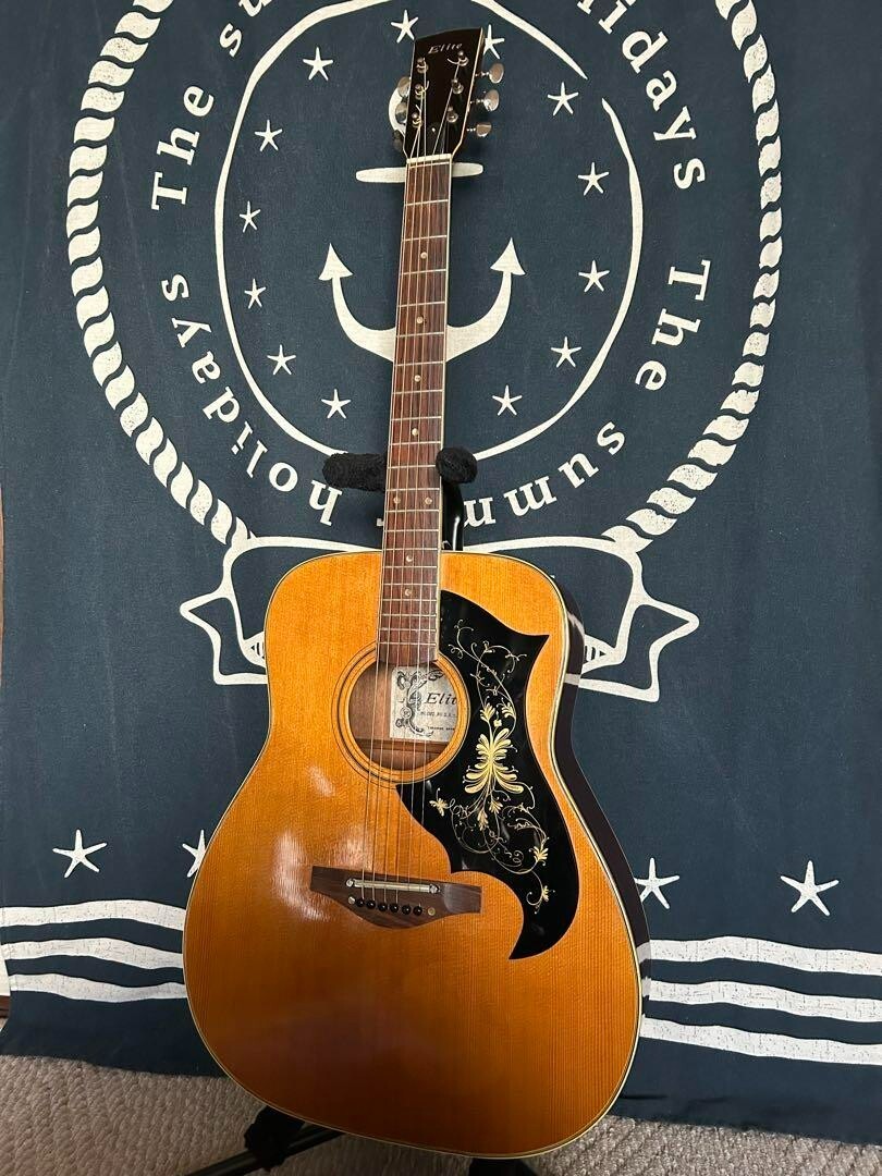 TAKAMINE Elite Acoustic Guitar TW-15 Japan Vintage 70's made