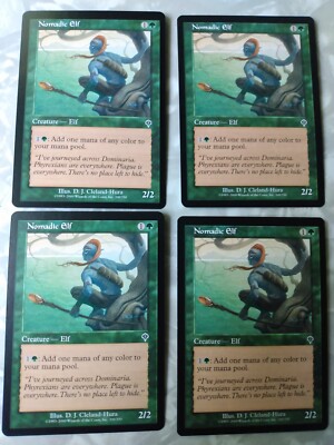 MTG - Nomadic Elf (x4) - Magic the Gathering, Invasion