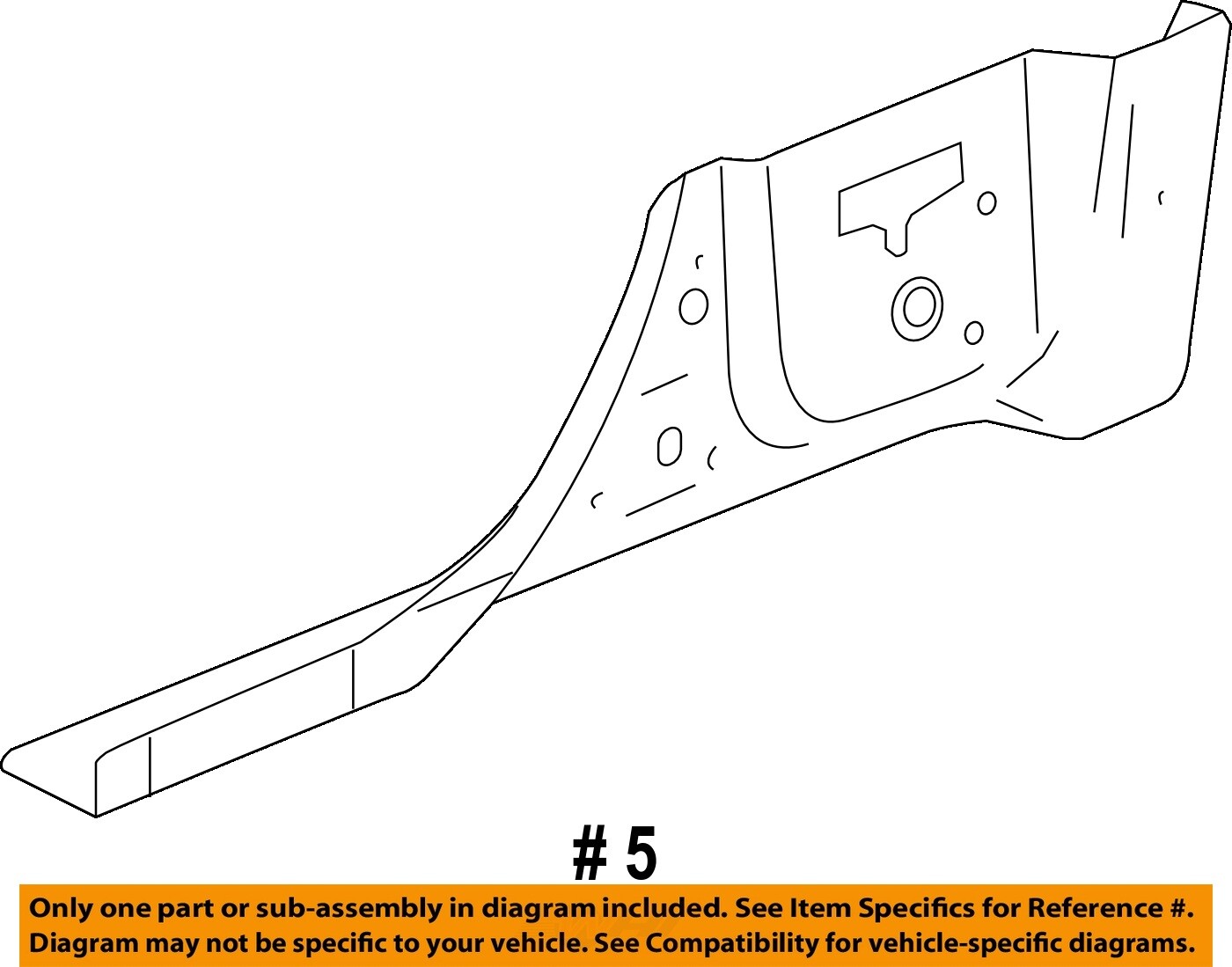 GM OEM Rocker PanelFiller Panel Right 23285526 eBay