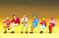 Figuren Preiser H0 (10096): Sitzende Personen
