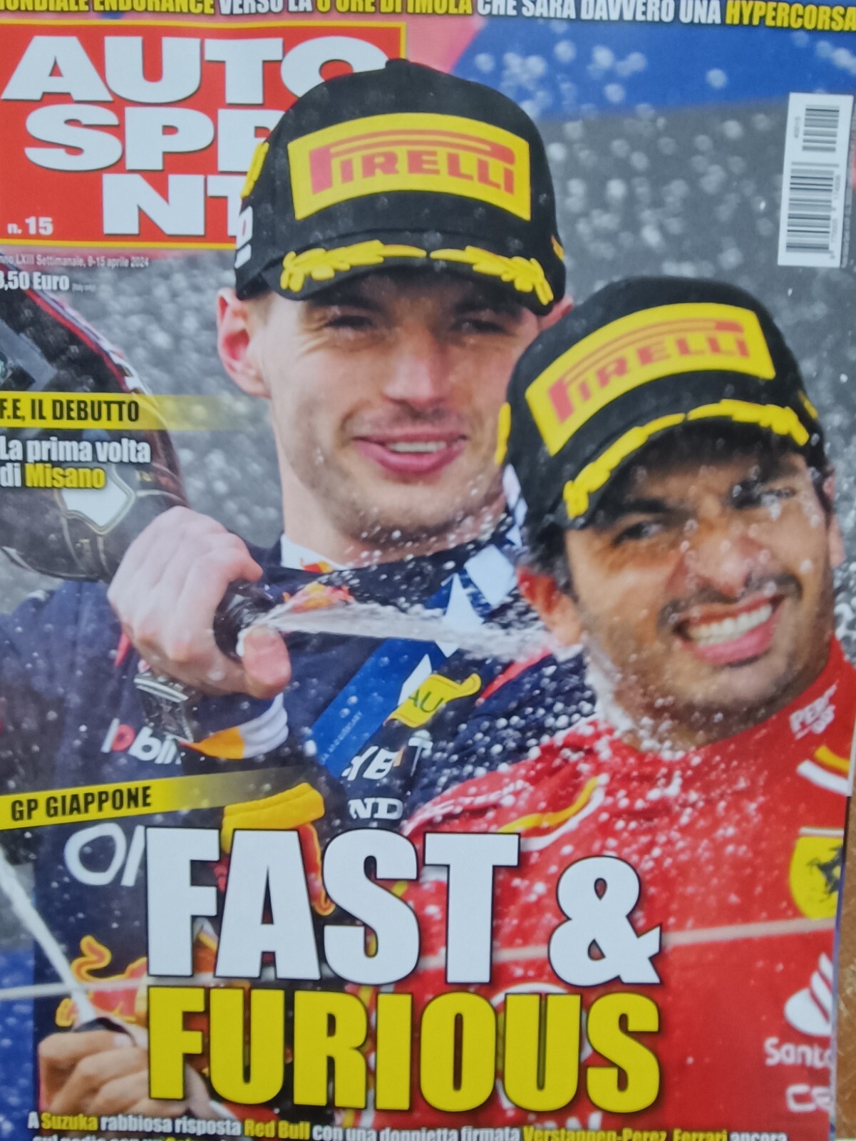 AutoSprint 2024 15.Carlos Sainz & Max Verstappen-GP Giappone,Charles Leclerc