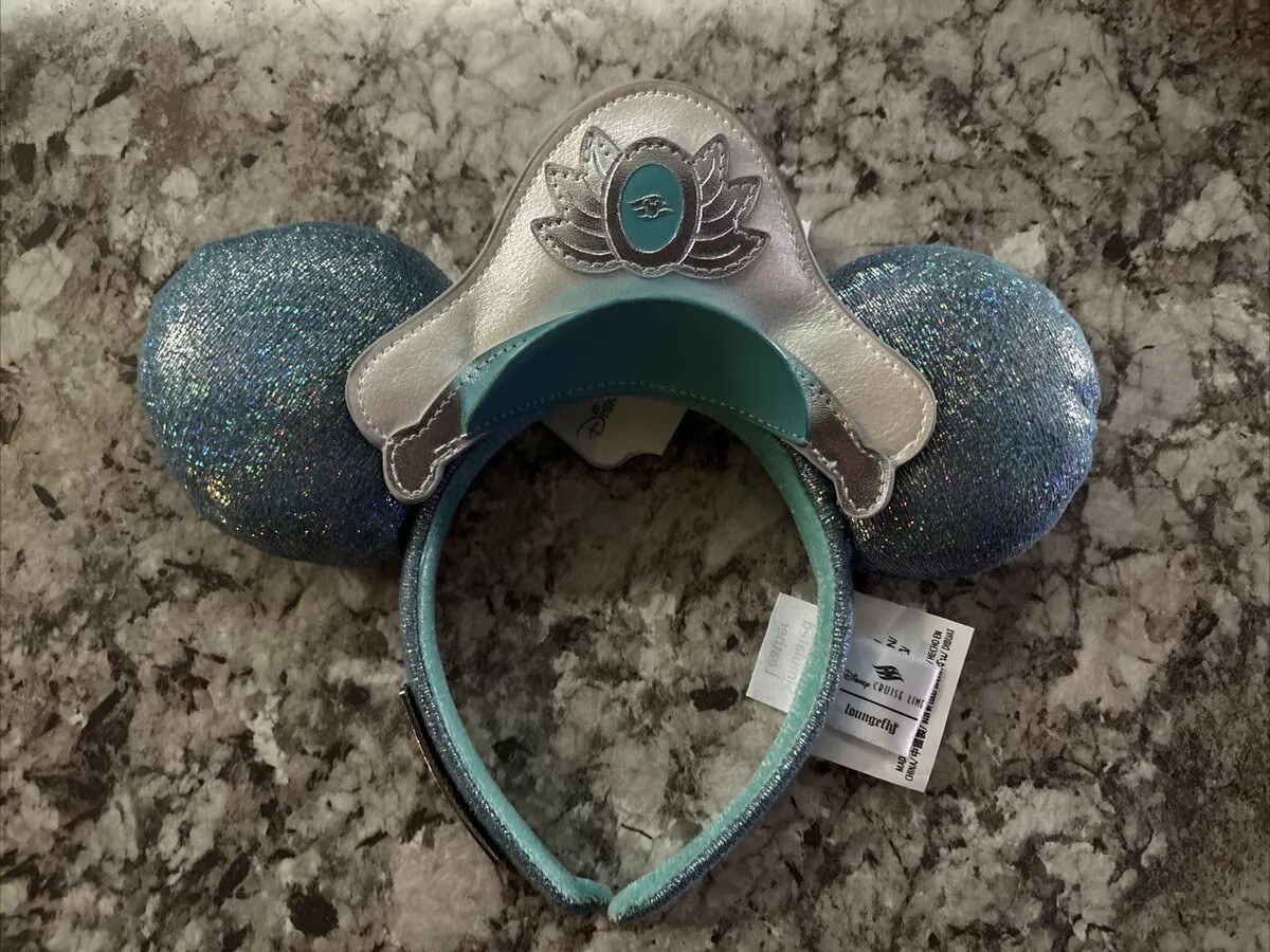 Loungefly Disney Cruise Line 25 Anniversary Shimmering Seas Ears Headband - NEW Disney Cruise Line 25th Anniversary Loungefly Ear Headbands  main image 4