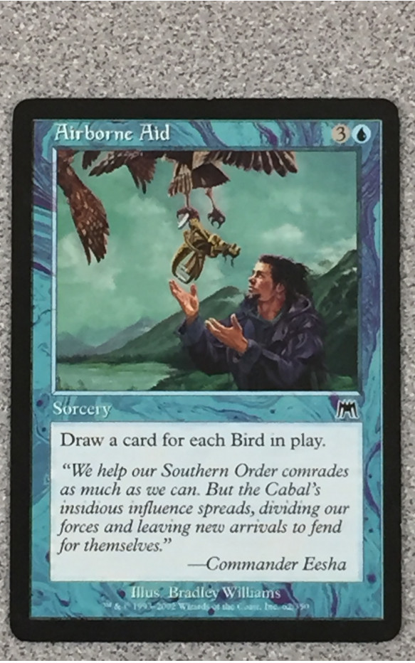 MAGIC: THE GATHERING - AIRBORNE AID 1X- ONSLAUGHT - COMMON - LP