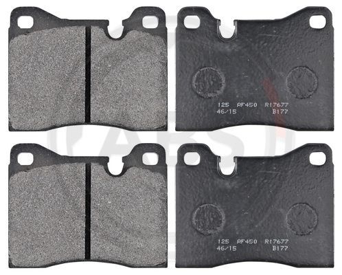 A.B.S. 36133 Bremsbelagsatz, Scheibenbremse Vorne FüR Bmw Maserati-image