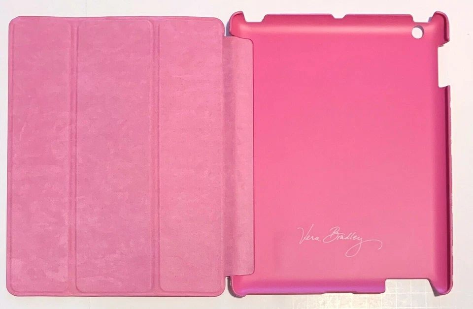 PINK Floral Blossoms VERA BRADLEY iPad 2 or 3  Snap On Case Shell Textured - Image 4 of 4