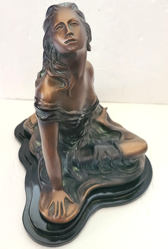 Alice Heath "Enchanted" Cold Cast Bronze Sculpture 1991 by Austin Sculptures - Picture 2 of 9