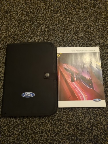 GENUINE FORD FIESTA HANDBOOK OWNERS MANUAL WALLET 2008-2012 PACK (2012