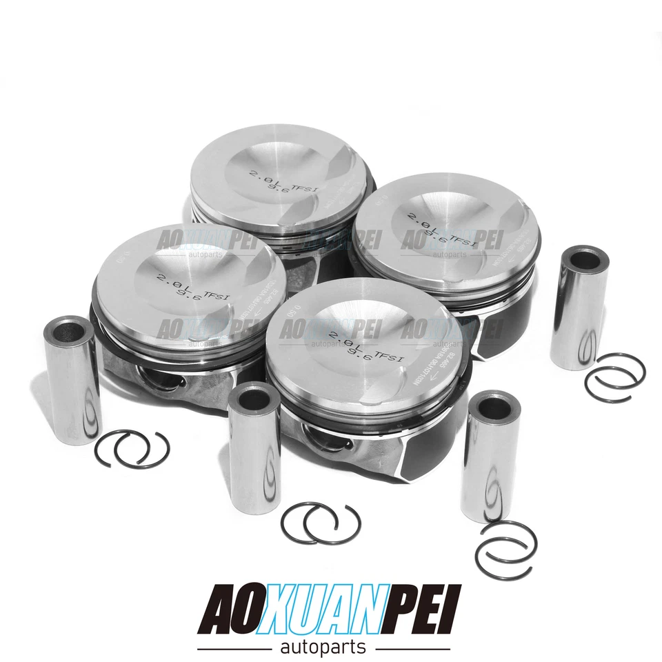 4x Kolbenringe Set Oversize 83.01+0.5mm Stifte Φ 21mm für 2.0T Audi A4 A5 VW GTI - Bild 4 von 4