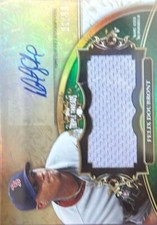 2013 Topps Triple Threads Unity Relic Auto UAJR-FD5 Felix Doubront Emerald /50