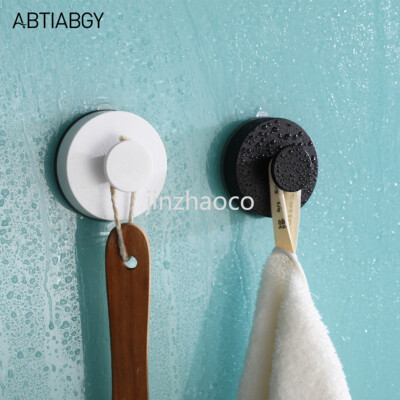 2pcs Suction Cup Sucker Shower Towel Bathroom Kitchen Wall Window Hanger Hook