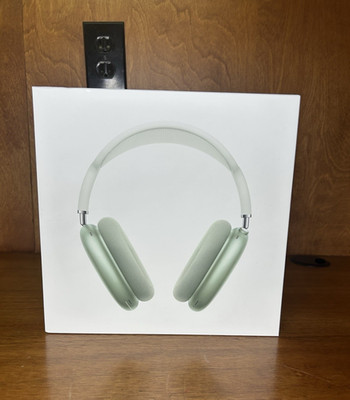 EMPTY Green Apple AirPods Max Headphones Box Only W/USB-C Charger Cord