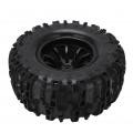 RC Vehicle Räder Und Reifen Set Schwarz Mit Kunststoff-Hub Für Monster Truck GOD - Bild 11 von 14