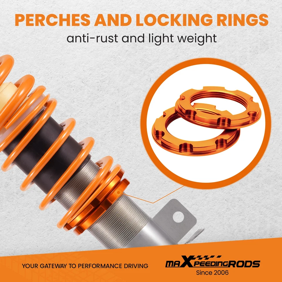 Kit Assetto Regolabile A Ghiera for VW polo 6R 6C Audi A1 8X Sportback TDI TSI - Immagine 4 di 4