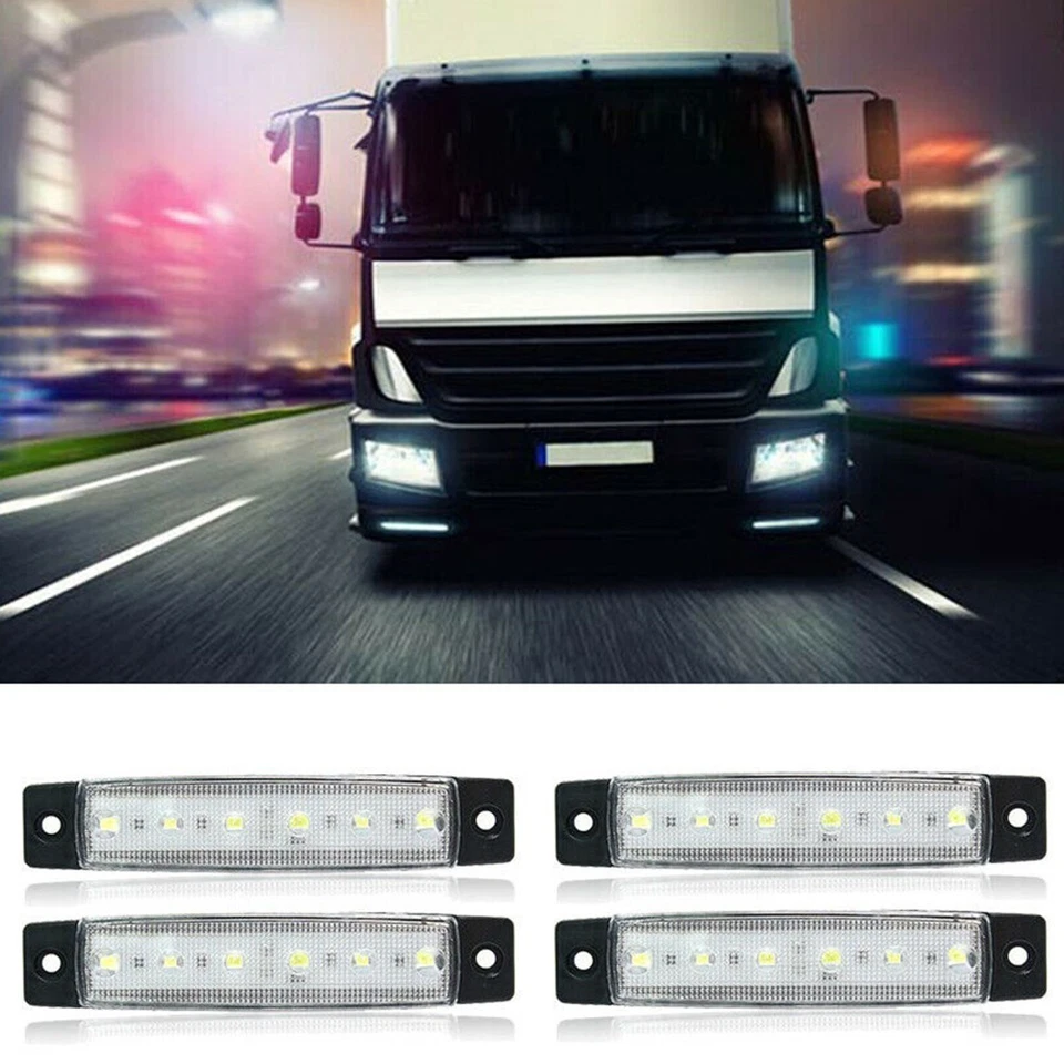 Quality Led Strip Light 3.8 X 0.8 X 0.4 Inch Utility Waterproof 4 Pcs Cool - Image 2 of 4
