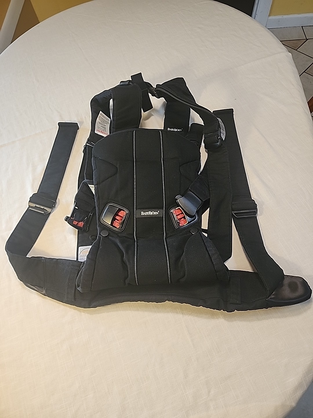 BabyBjörn Baby Carrier One, Cotton, Black, One Size-image