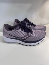 Saucony Ride Running Shoes Sneakers Womens US 8 Purple White Athletic Nice 