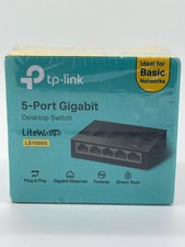 TP-INK 5-Port Gigabit Desktop Switch LS1005G 5-Port 10/100/1000Mbps Brand New
