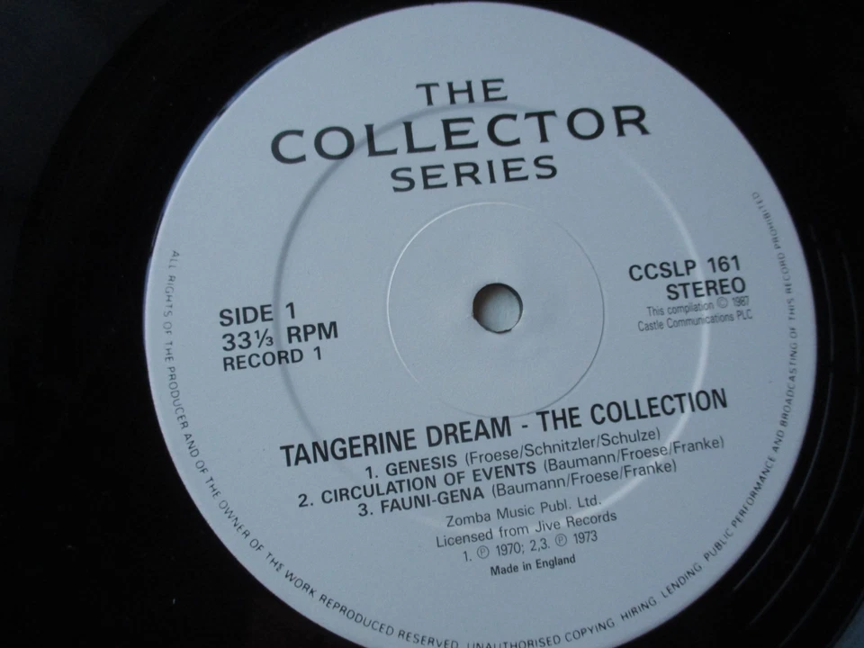 TANGERINE DREAM - THE COLLECTION - UK IMPORT - 2 LP GATEFOLD NM/UNPLAYED - Image 4 of 4