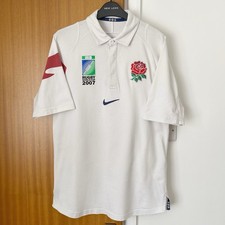 England Rugby 2007 IRB World Cup Jersey Shirt Size Small Mens White Vintage Nike