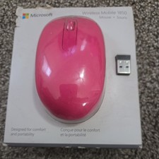 Microsoft 1850 Wireless Mobile Mouse Windows Mac Pink Brand New