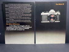 1981 Vintage Ads, Printed Ad, Nikon FE 35mm Film Camera 1277 