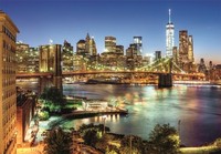 Puzzle (6000 T.) Lichter Der Brooklyn Bridge (Clementoni) Neu/Ovp