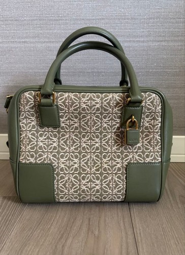 Loewe Amazona 19 Jacquard Avocado Green