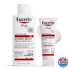 Eucerin Baby Eczema Relief Cream and Body Wash 13.5 Fl Oz  Baby Eczema Cream
