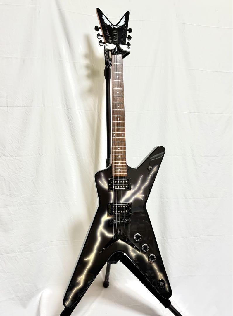 Replaced Strings Dean Electric Guitar Ml Bbolt Dime Duncan