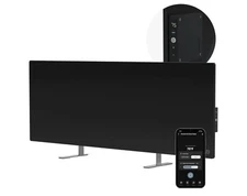 Infrared Heater - With Thermostat - 700 Watt Energy Saving Panel Electric Hea...