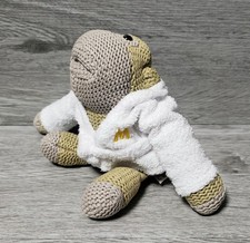 PG Tips Tea 2014's Knitted Plush Monkey In A White Bathrobe 🐒