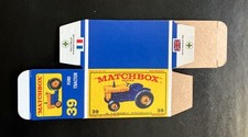 Matchbox 39 Ford Tractors 64-69 Type E Repro Box