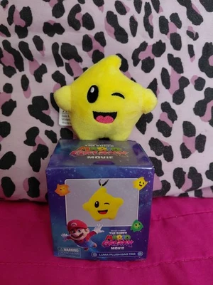 The Super Mario Galaxy Movie Yellow Luma Plush Keychain Resealed - Image 1 of 2